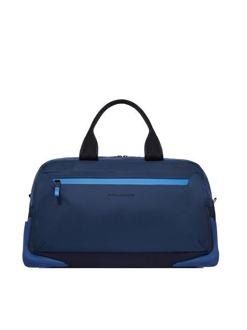 PIQUADRO CORNER 2.0 Duffle bag with shoulder strap blue - Duffle bags