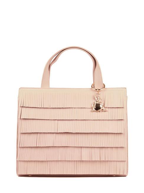 L'ATELIER DU SAC LOVE ACTUALLY Handbag with fringes blush roses - Women’s Bags
