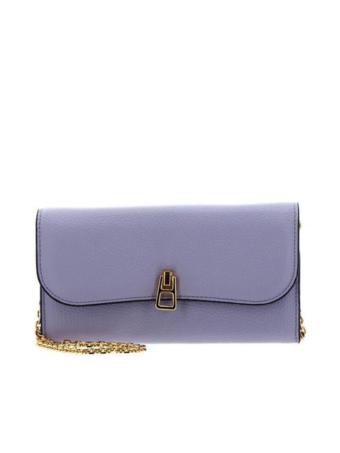 COCCINELLE MAGIE Leather clutch bag with chain shoulder strap lav./lav. - Women’s Bags