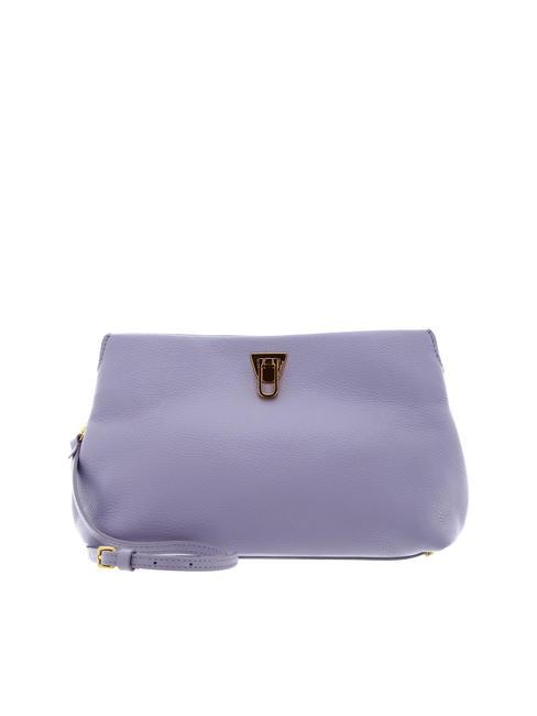 COCCINELLE BEAT CLUTCH Hammered leather clutch bag lav./lav. - Women’s Bags