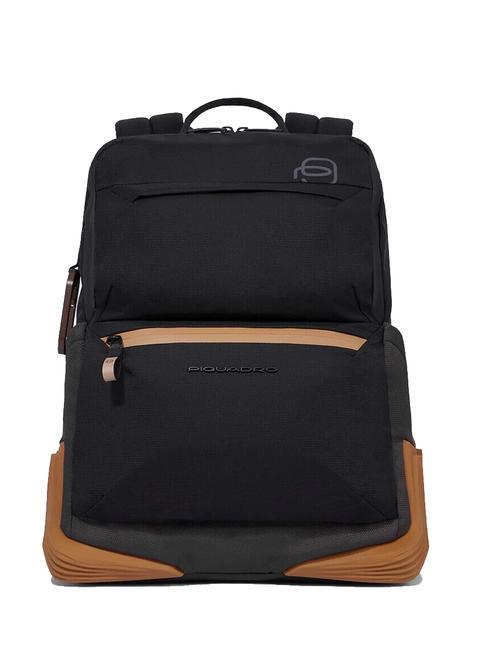 PIQUADRO CORNER H2O 15.6 "laptop backpack black grigiongr - Laptop backpacks