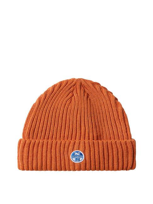 NORTH SAILS BASIC Ribbed hat with cuff gold flame - Hats