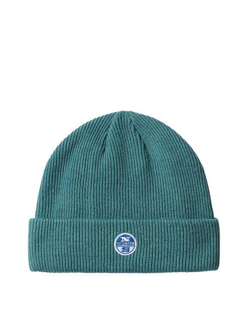 NORTH SAILS BASIC Ribbed hat lakegreen - Hats