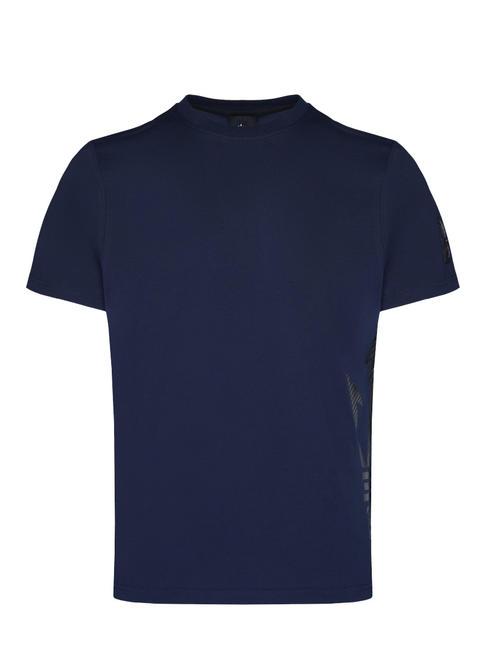 NORTH SAILS MASERATI Side print cotton T-shirt navy blue - T-shirt