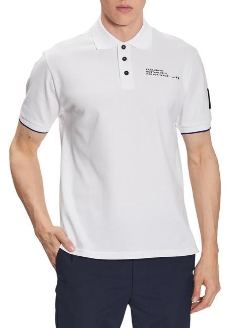 NORTH SAILS MASERATI Short sleeve stretch cotton polo shirt white - Polo shirt