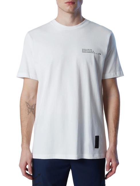 NORTH SAILS MASERATI Cotton T-shirt with print white - T-shirt