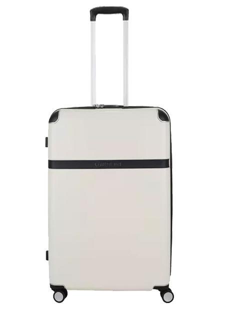 CERRUTI 1881 Medium expandable trolley beige - Rigid Trolley Cases