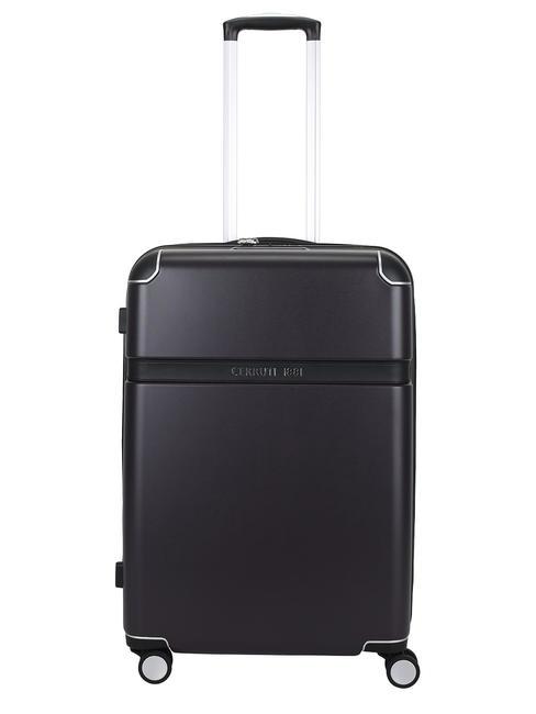 CERRUTI 1881 Medium expandable trolley dark gray - Rigid Trolley Cases