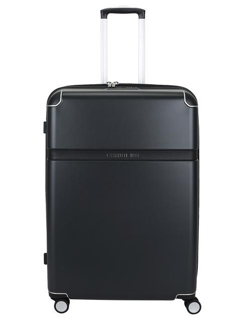 CERRUTI 1881 Large expandable trolley black - Rigid Trolley Cases