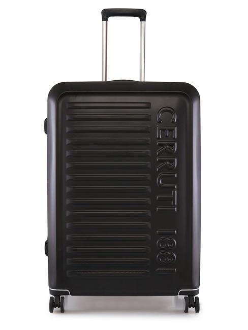 CERRUTI 1881 Large expandable trolley black - Rigid Trolley Cases