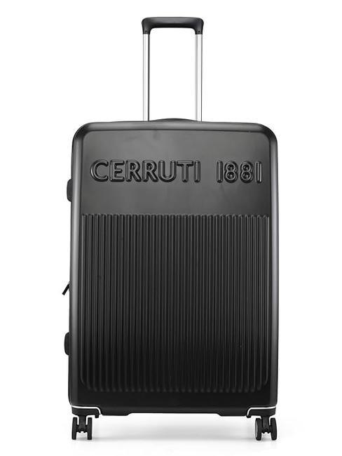 CERRUTI 1881 Large expandable trolley black - Rigid Trolley Cases