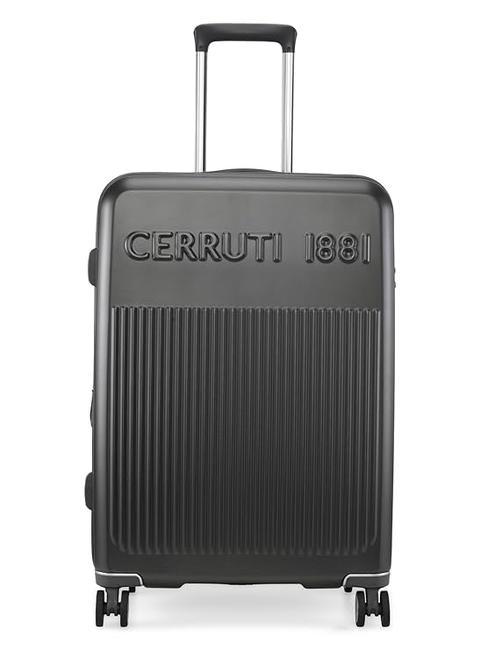 CERRUTI 1881 Medium expandable trolley Grey - Rigid Trolley Cases