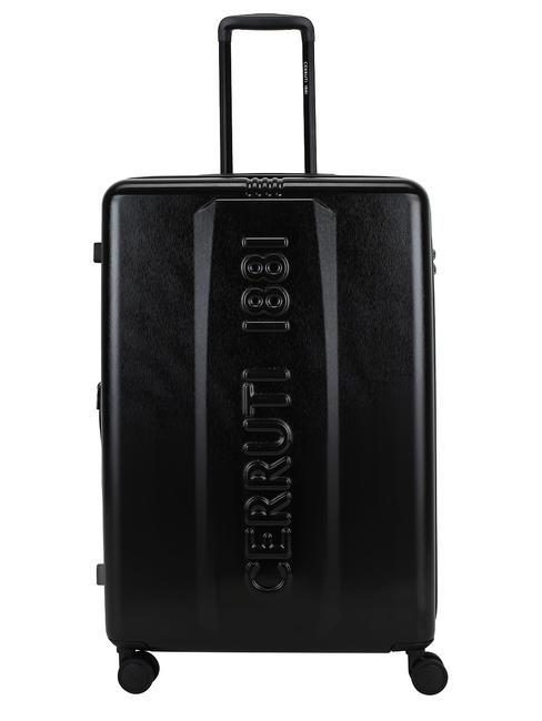 CERRUTI 1881 Large expandable trolley black - Rigid Trolley Cases
