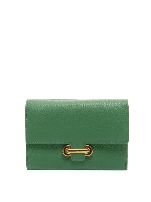 COCCINELLE KATTIE Medium grained leather wallet peppermint - Women’s Wallets