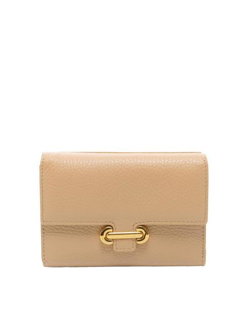 COCCINELLE KATTIE Medium grained leather wallet toasted - Women’s Wallets