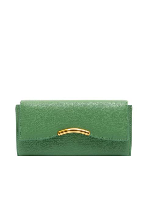 COCCINELLE DINA Large textured leather wallet peppermint - Women’s Wallets