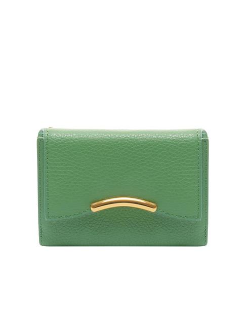 COCCINELLE DINA Medium grained leather wallet peppermint - Women’s Wallets