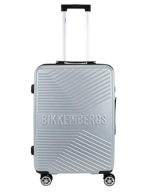 BIKKEMBERGS DERIVE Medium size trolley Grey - Rigid Trolley Cases