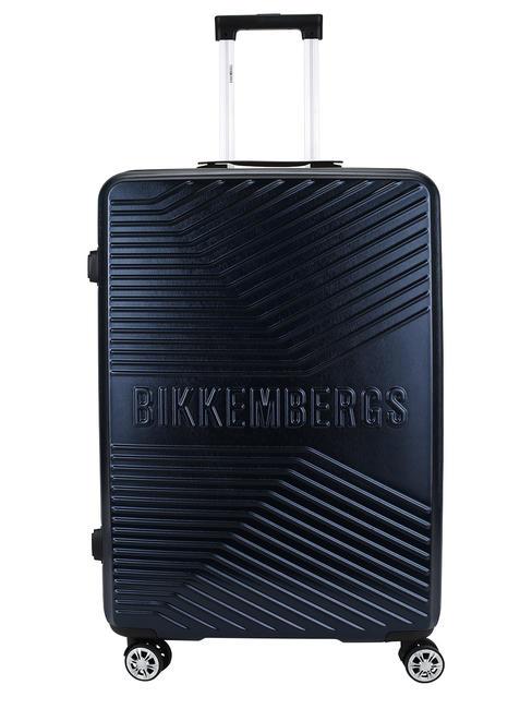 BIKKEMBERGS DERIVE Large size trolley blue - Rigid Trolley Cases
