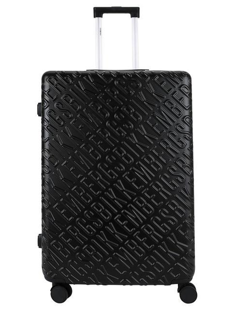 BIKKEMBERGS YUGINE Large size trolley black - Rigid Trolley Cases