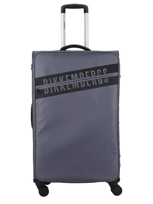 BIKKEMBERGS AUDRIK Large size trolley Grey - Semi-rigid Trolley Cases