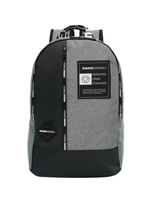MOMO DESIGN FREETIME 15" PC backpack black/grey - Backpacks & School and Leisure