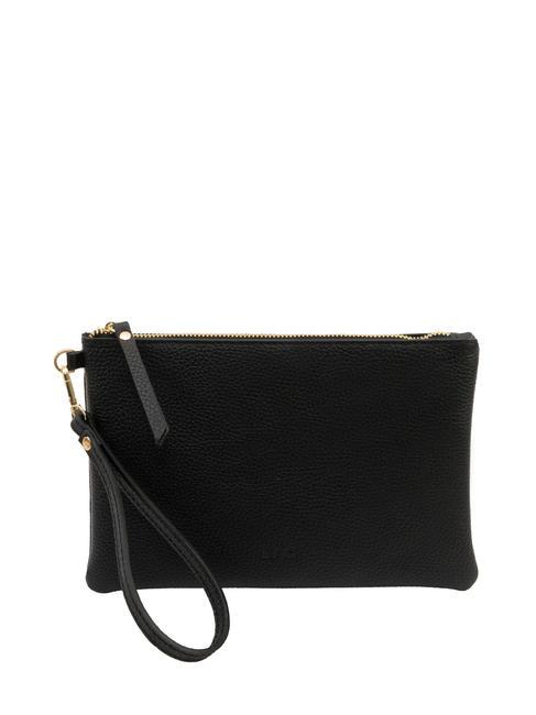 LESAC ROBERTA Dollar leather clutch bag black - Women’s Bags