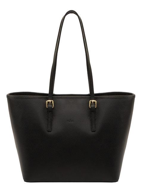 LESAC CHIARA Dollar leather shopper bag black - Women’s Bags