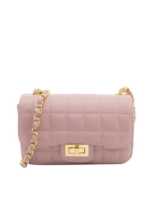 LESAC GIULIA Dollar leather chain shoulder bag millennial pink - Women’s Bags