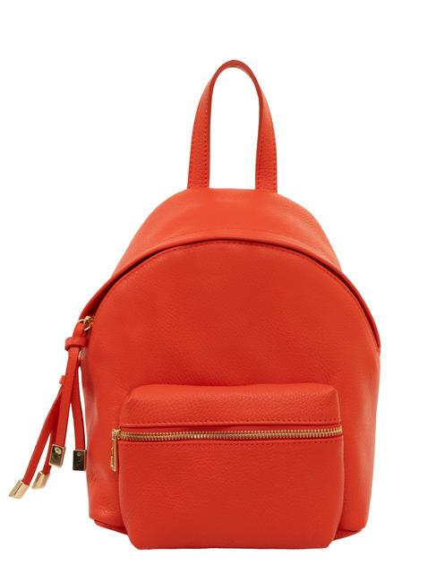 LESAC VANESSA Dollar leather backpack coral - Women’s Bags