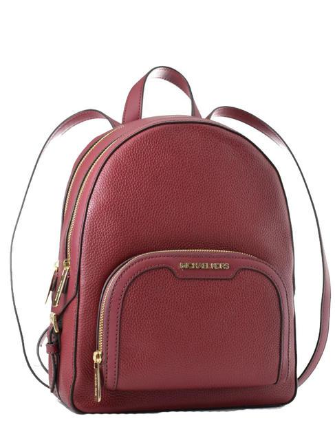 MICHEAL KORS JAYCEE  Leather backpack dark cherry - Women’s Bags
