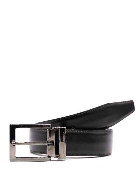 ROCCOBAROCCO DOUBLEFACE Reversible belt black/blue - Belts