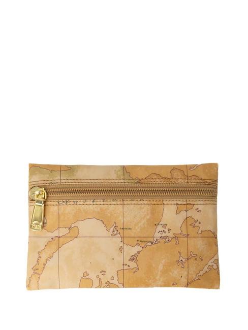 ALVIERO MARTINI PRIMA CLASSE GEO CLASSIC  Flat cosmetic bag NATURAL - Sachets & Travels Cases