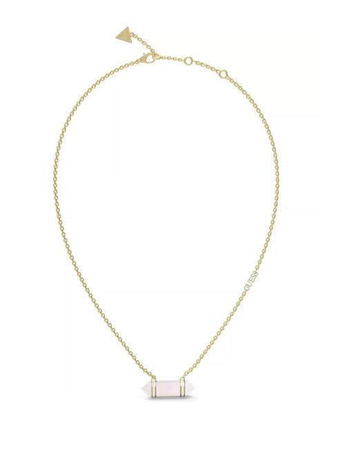 GUESS GOOD VIBES Necklace with stone gold - Necklaces