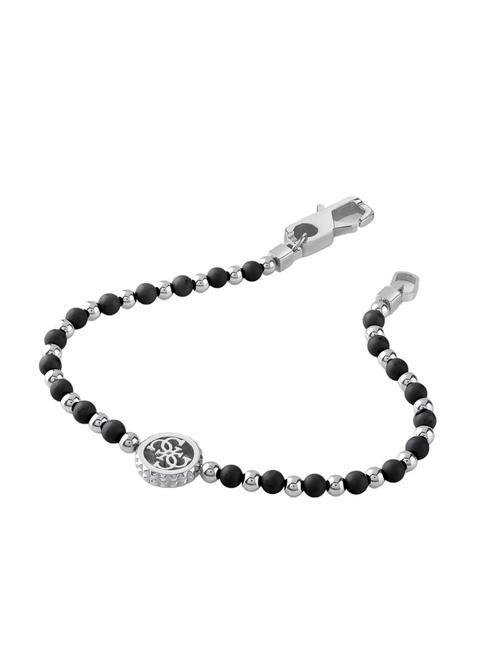 GUESS LOG-IN Bracelet stainless steel/blk - Men's Bracelets