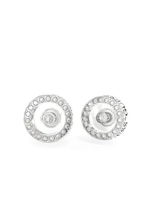 GUESS BOND Bond earrings with cubic zirconia SILVER - Earrings