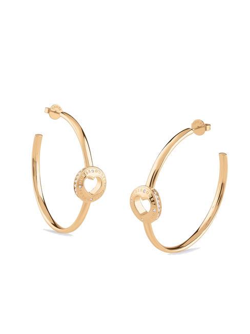GUESS ROLLING HEARTS Hoop earrings yellow gold - Earrings