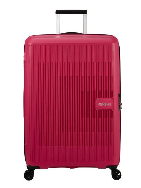 AMERICAN TOURISTER AEROSTEP Large size expandable trolley pink flash - Rigid Trolley Cases
