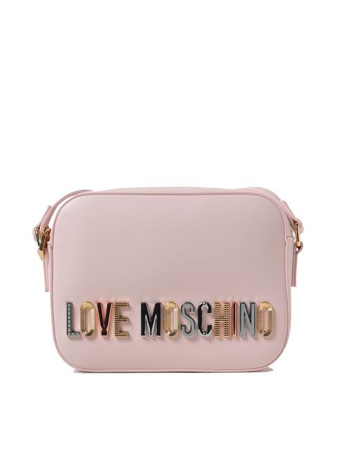 LOVE MOSCHINO BOLD LOVE LETTERING Shoulder camera bag face powder - Women’s Bags
