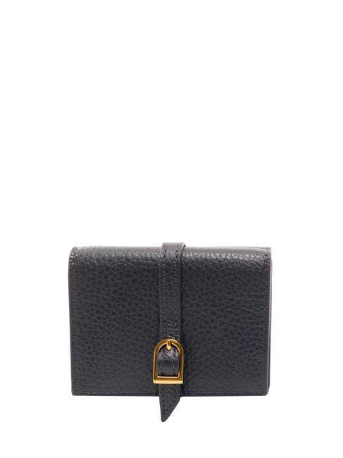 COCCINELLE CHERRY Mini leather wallet midnight blue - Women’s Wallets