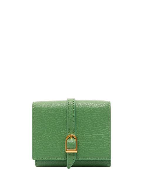 COCCINELLE CHERRY Mini leather wallet peppermint - Women’s Wallets