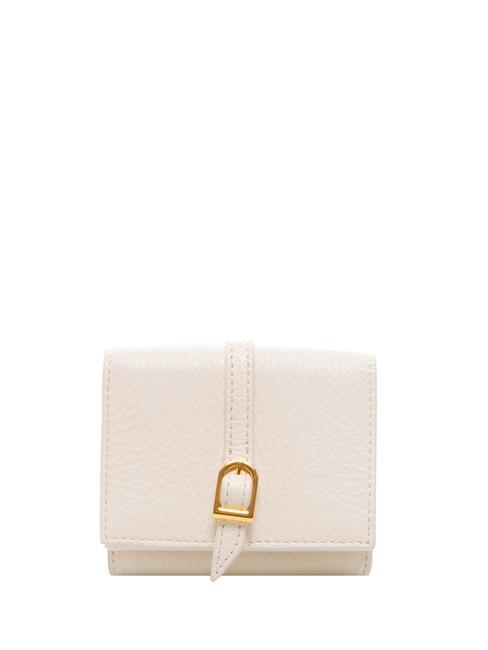 COCCINELLE CHERRY Mini leather wallet coconut milk - Women’s Wallets