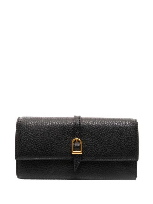 COCCINELLE CHERRY  Pebbled leather wallet Black - Women’s Wallets