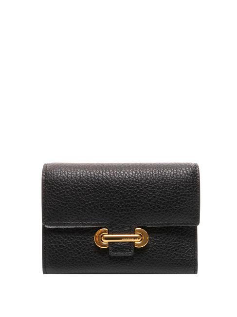 COCCINELLE KATTIE Small leather wallet Black - Women’s Wallets