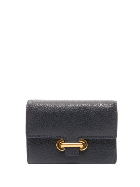 COCCINELLE KATTIE Small leather wallet midnight blue - Women’s Wallets