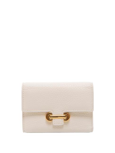COCCINELLE KATTIE Small leather wallet coconut milk - Women’s Wallets