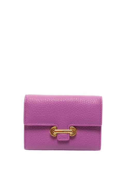 COCCINELLE KATTIE Small leather wallet dahlia - Women’s Wallets