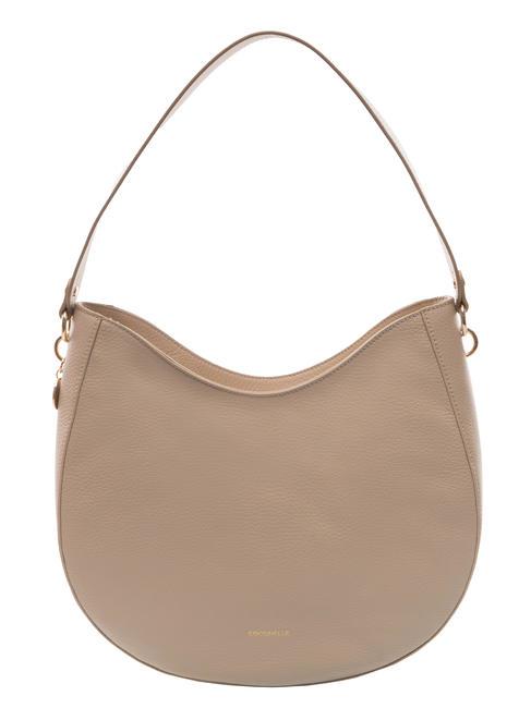 COCCINELLE ALPHA  Shoulder bag, in leather powder pink - Women’s Bags