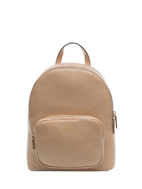 COCCINELLE CAMELIA Leather backpack toasted - Women’s Bags
