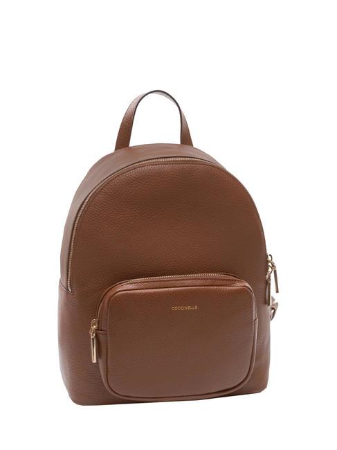 COCCINELLE CAMELIA Leather backpack BRULE - Women’s Bags
